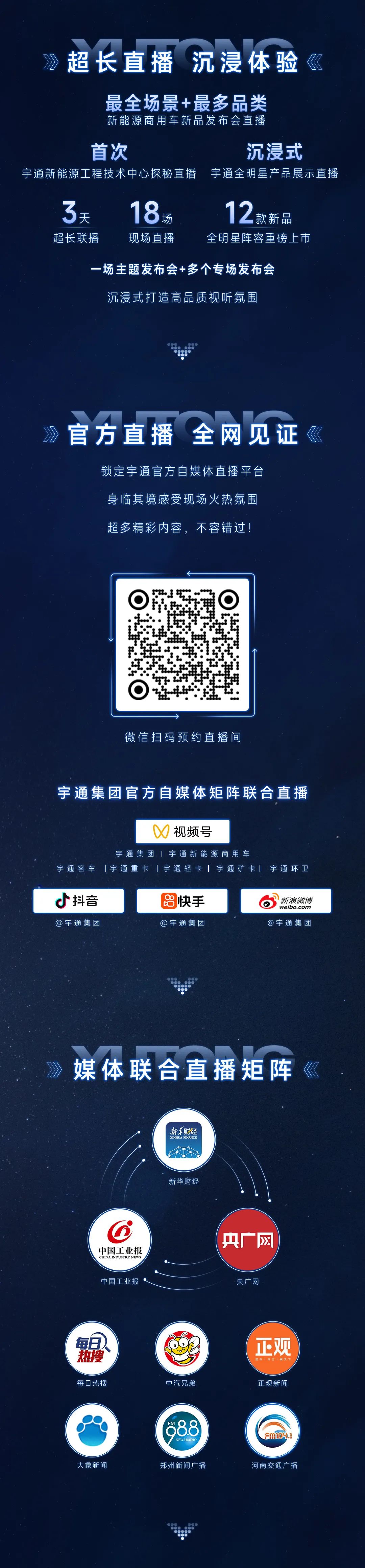 三天聯(lián)播！大咖云集！宇通全系新品上新，3月28日見！