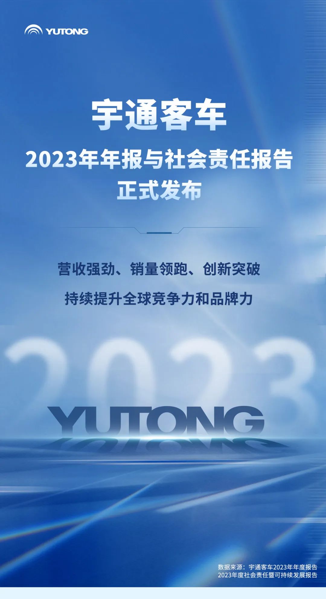 宇通客車2023年年報與社會責任報告正式發(fā)布