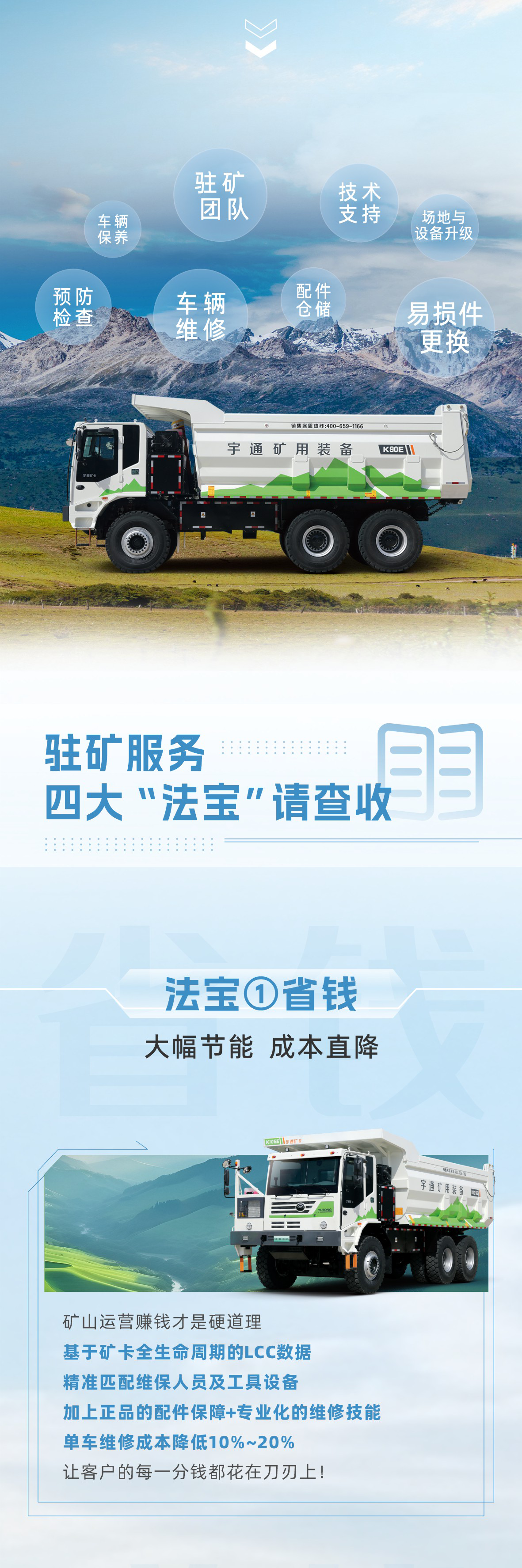 礦山運(yùn)營(yíng)維保難題多？宇通駐礦大包服務(wù)來搞定！