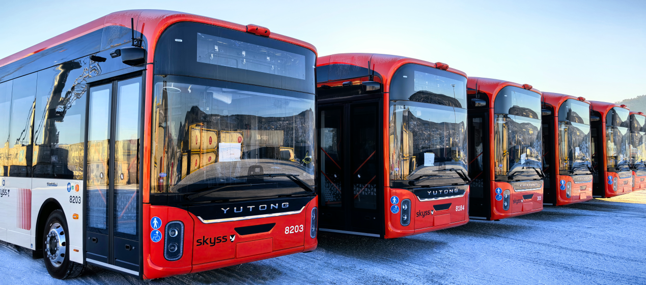 敲響新春“開門紅”！287輛宇通純電動客車陸續(xù)登陸挪威市場