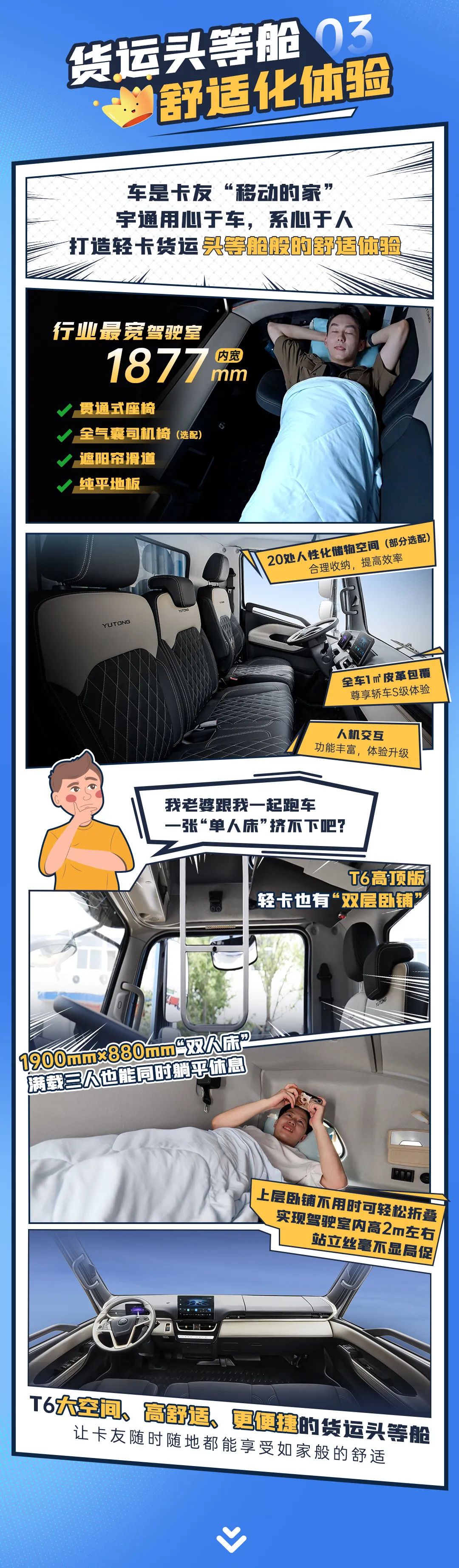 宇通新能源商用車——熱力上新季丨宇通輕卡高端旗艦T6，賦能高效運(yùn)營(yíng)