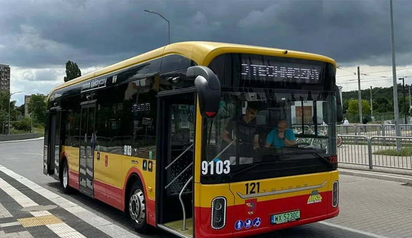 波蘭一市購入30輛宇通電動公交車！