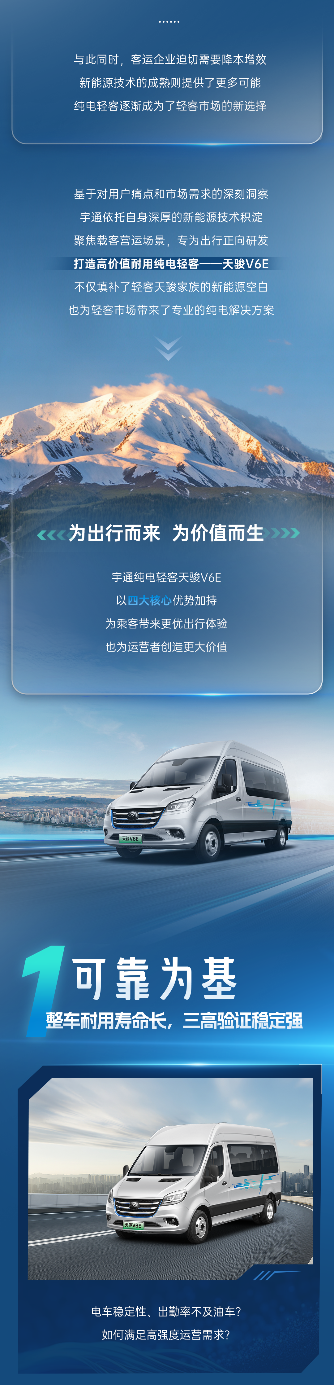 熱力上新季丨宇通純電輕客天駿V6E，打造高品質(zhì)出行價(jià)值之選