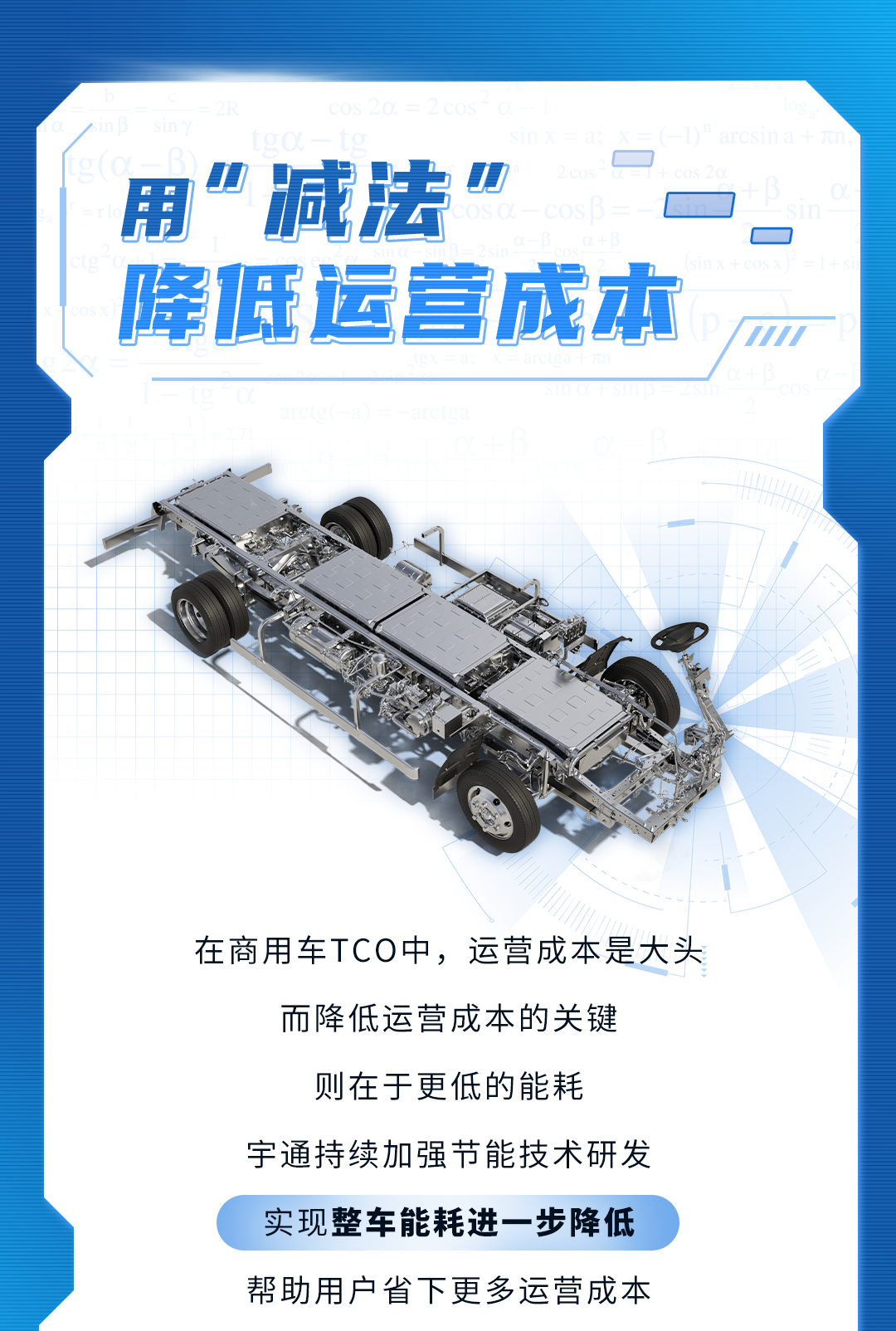 宇通新能源商用車?yán)锏摹凹訙p乘除”