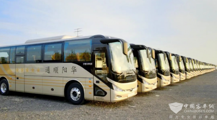 宇通1037輛新能源客車批次奔赴首都