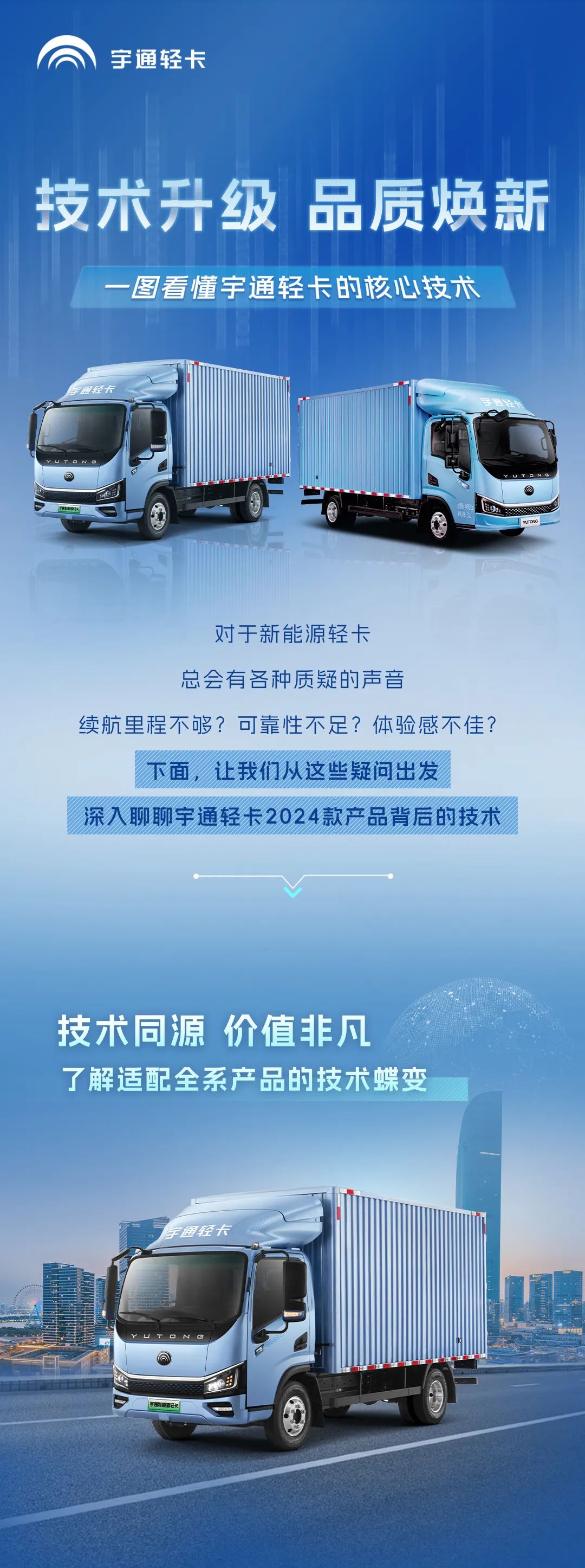 不藏了，宇通輕卡再一次技術(shù)蝶變了！