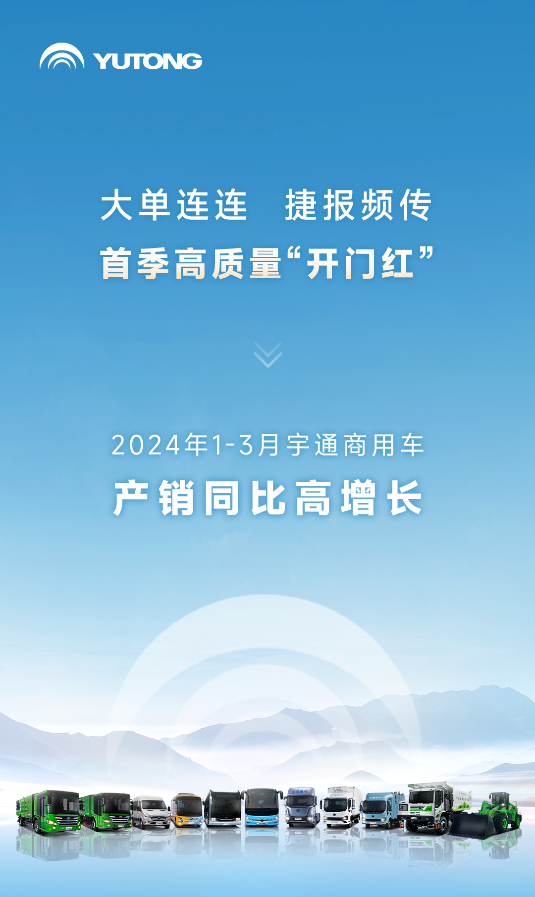 大單連連、捷報頻傳！宇通實現(xiàn)首季高質(zhì)量“開門紅”